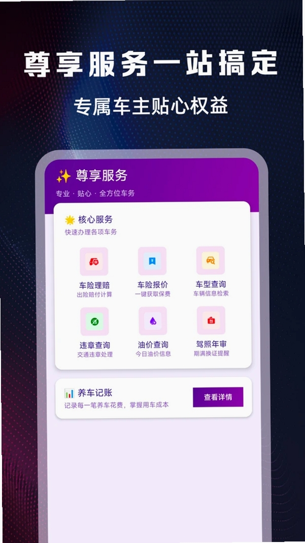 车险价格计算运行截图