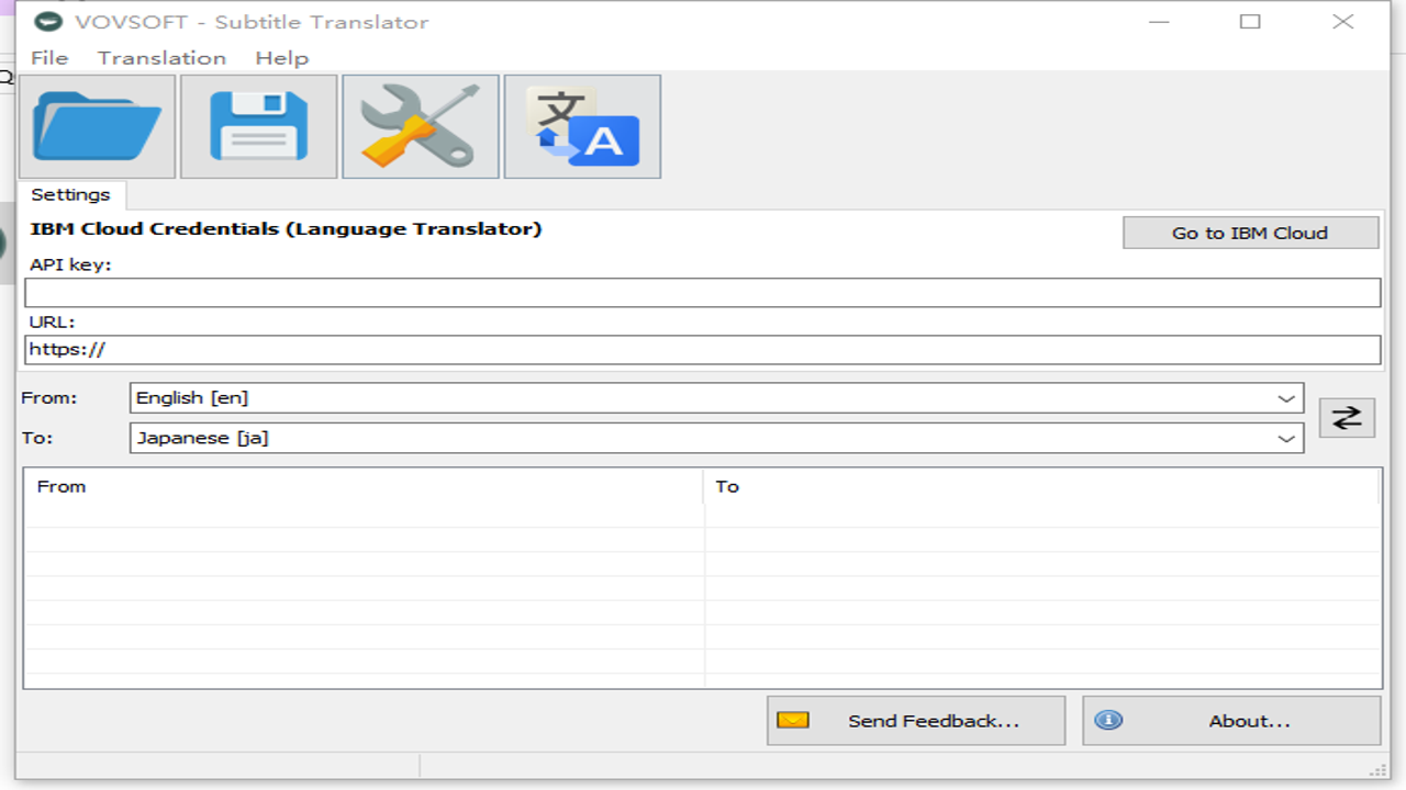 VovSoft Subtitle Translator���빤�� ������Ļ�ļ�����Ƶ�ļ��ľ����������