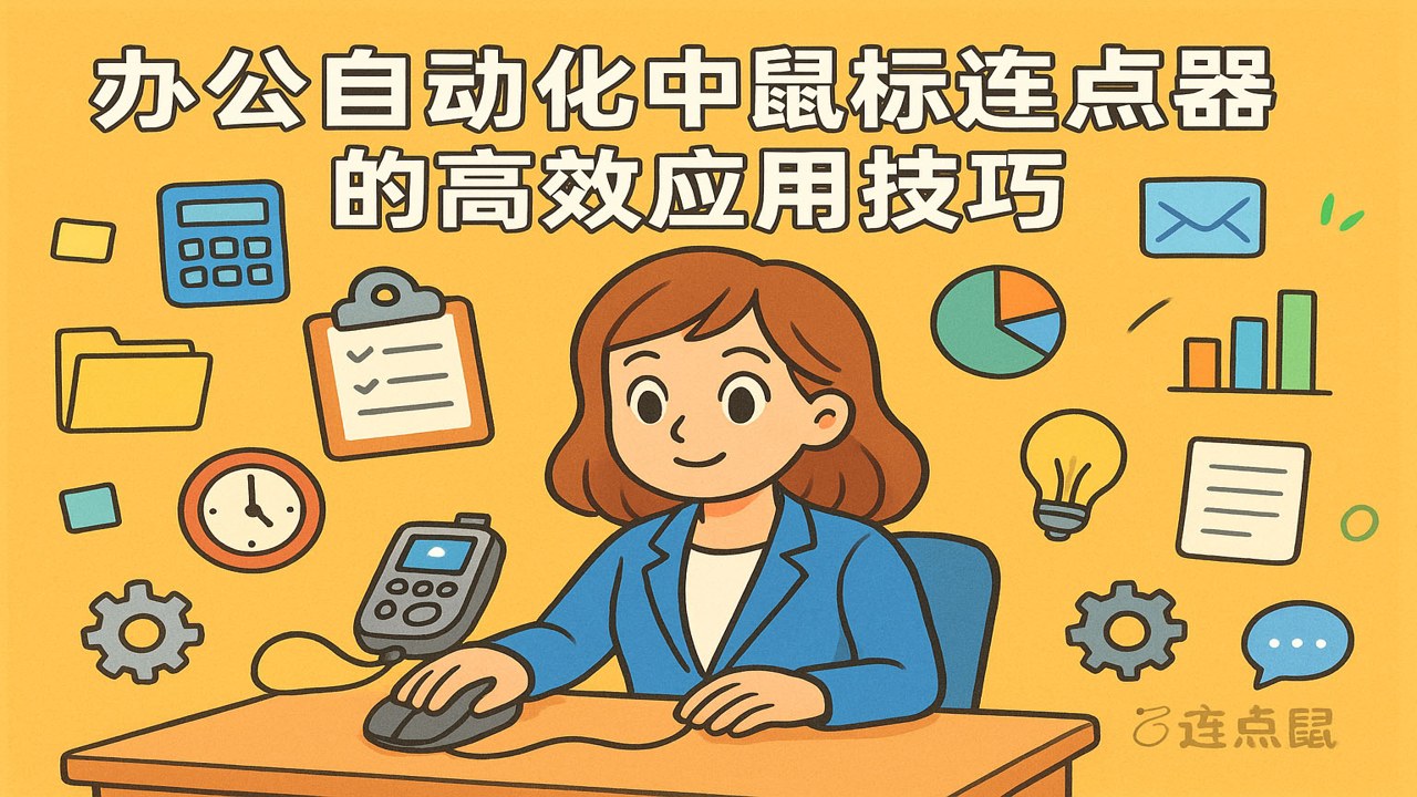电脑端光速连点器高效办公应用场景实拍