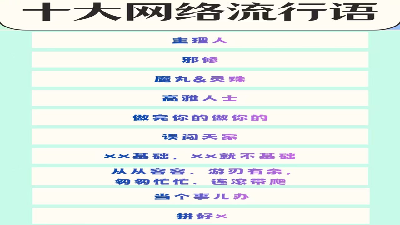 哈极网络流行语起源科普图解