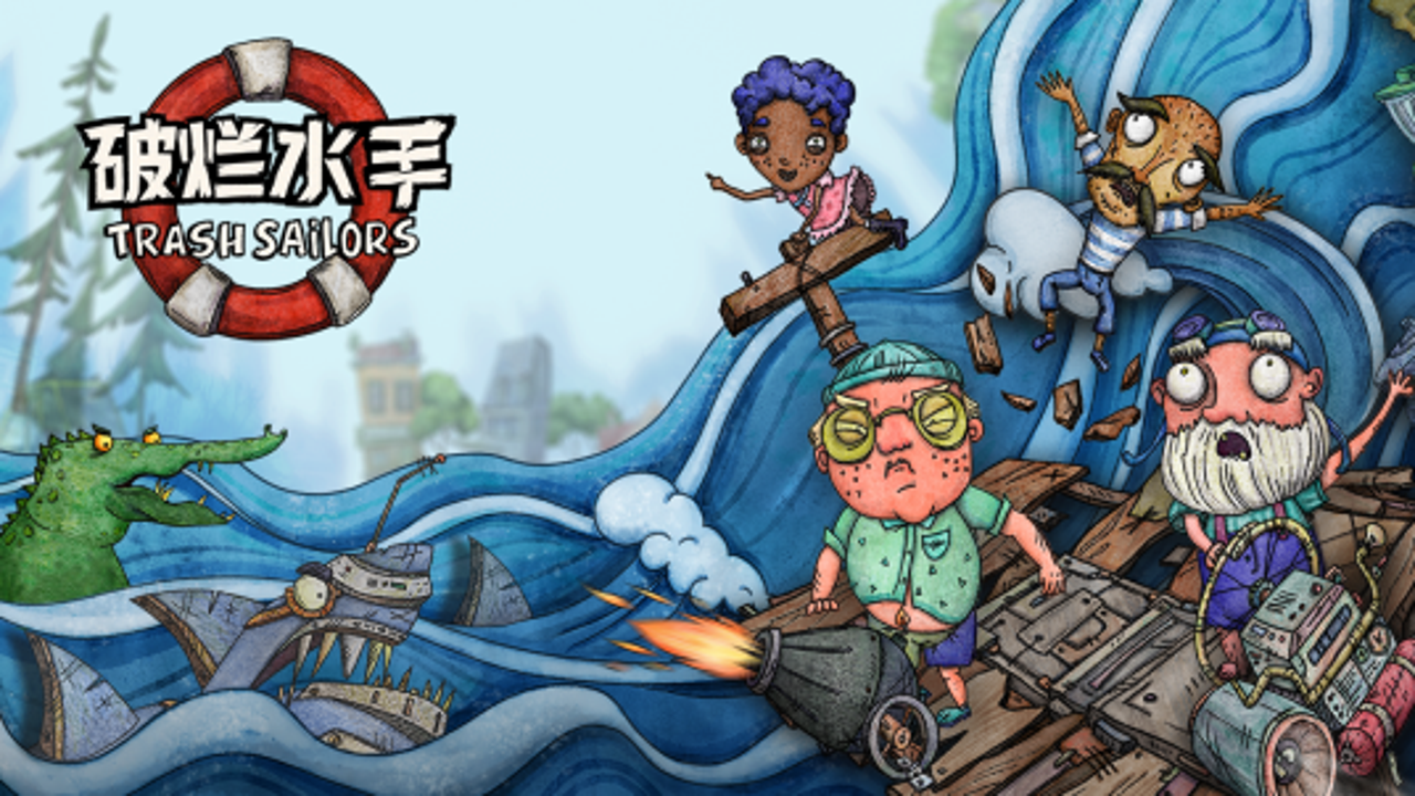 破烂水手(Trash Sailors)游戏整体剧情概览及核心玩法界面