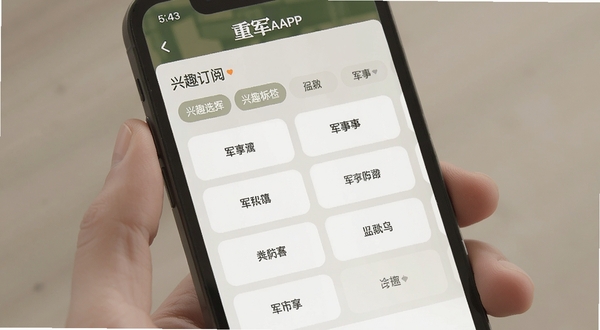 �ؾ�APP���Ի���������ҳ�棬�ֻ���Ļչʾ��Ȥ��ǩѡ����棬����������·���ѡ�����Ϊ���ǳɫ�����沼������