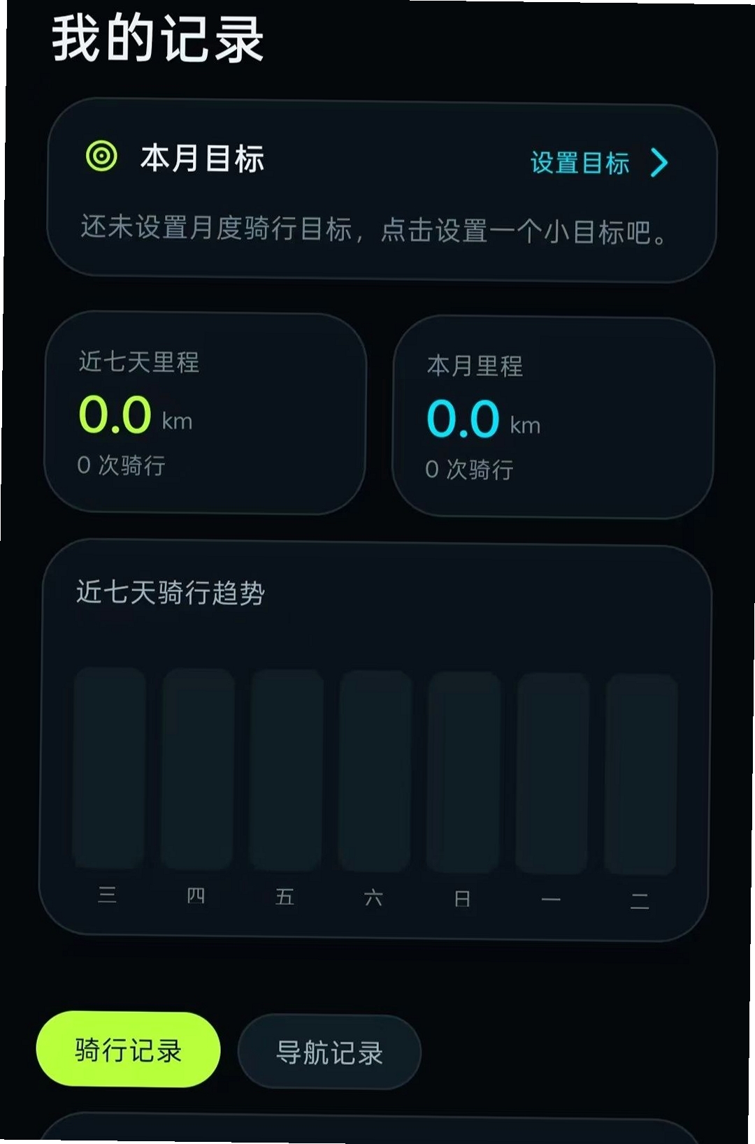共享单车骑行数据记运行截图