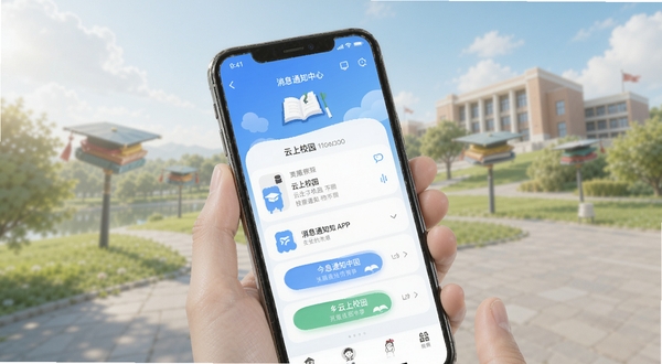 ����У԰APP��Ϣ֪ͨ���Ľ���չʾͼ