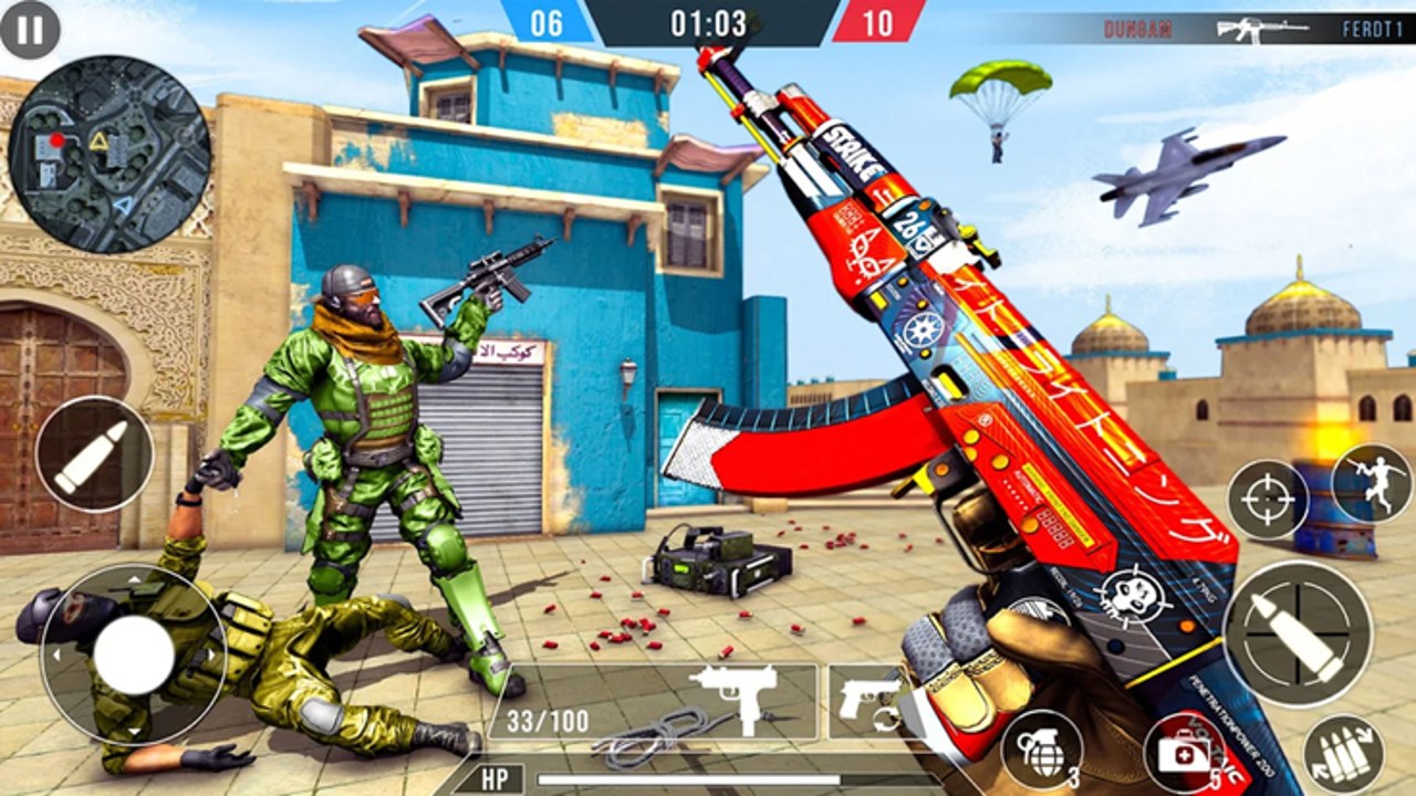 Fps Commando Shooting �����ƶ�����Ծ�������