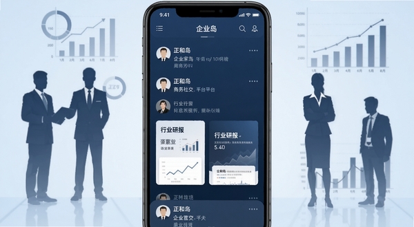 ���͵� �����罻ƽ̨������չʾ �ֻ���Ļ�г�����ҵ����Ⱥ��Ϣ������ҵ�б���Ƭ ����Ϊǳ��ɫ���������� ��������Ϊ�ֻ�����ͼ ���ܵ�׺�������������Ӱ������ͼ��Ԫ�� ����ɫ������רҵ
