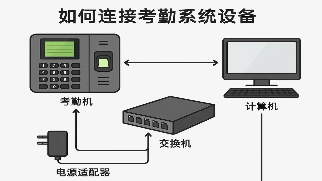 咚咚考勤 设备绑定 网络设置 办公场景