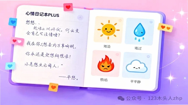 心情日记本 编辑界面 截图
