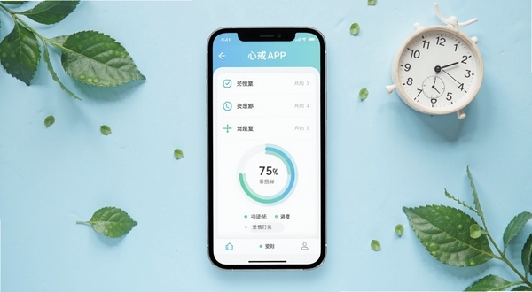 �Ľ�APP������չʾ����������Ϊ�ֻ���Ļ����Ļ�ڳ��ּ���ϰ�ߴ��б������Բ��������Ϊ��ͽ���ǳ��ɫ����Χ��׺������Ҷ��ʱ��Ԫ�أ����������¼�࣬ͻ��������ɳ��ķ�Χ