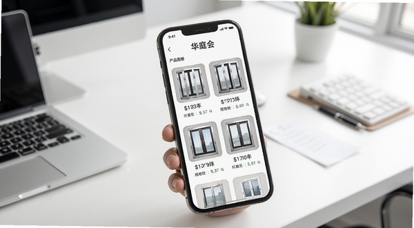 ��ͥ���Ʒͼ�Ṧ�ܽ��棬�ֻ���Ļ��չʾ���������Ŵ���Ʒ����ͼ��ÿ���Ʒ�·���ע�۸����񣬱���Ϊ���İ�ɫ�칫���棬������ͣ�ͻ����ͥ��Ӧ�õĲ��������