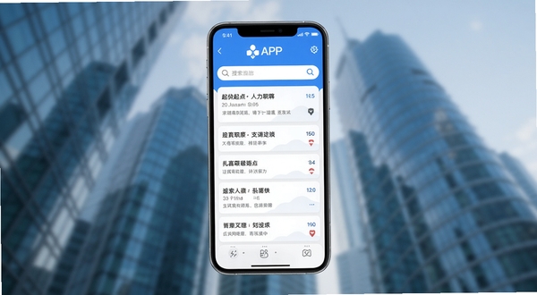 �������APP������չʾ���ֻ���Ļ������ʾְλ�б���������������Ϊ�ִ�����д��¥�黯����������ɫ��������ˬ��ͻ����ְ��Ƹ���⣬����������