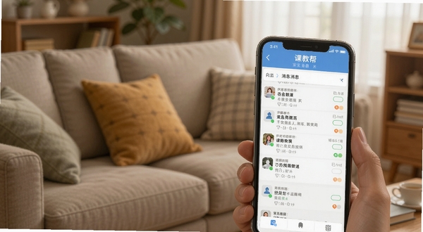 �ν̰��ʦ�˼�У��ͨ��Ϣ���棬�ֻ���Ļ��ʾ����֪ͨ���Ѷ�״̬��ǣ�����Ϊ����ɳ��������������ܰ����