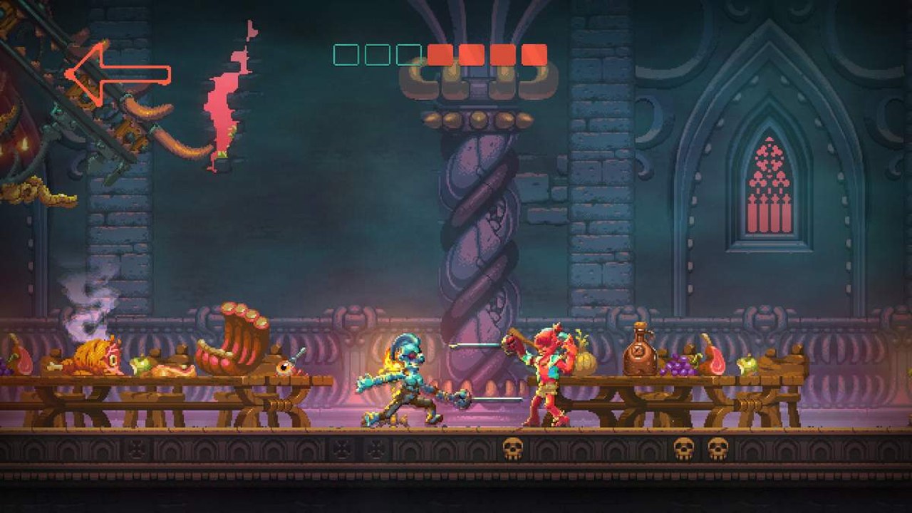 地牢大出血下载免费版(Nidhogg) 角色武器选择界面展示