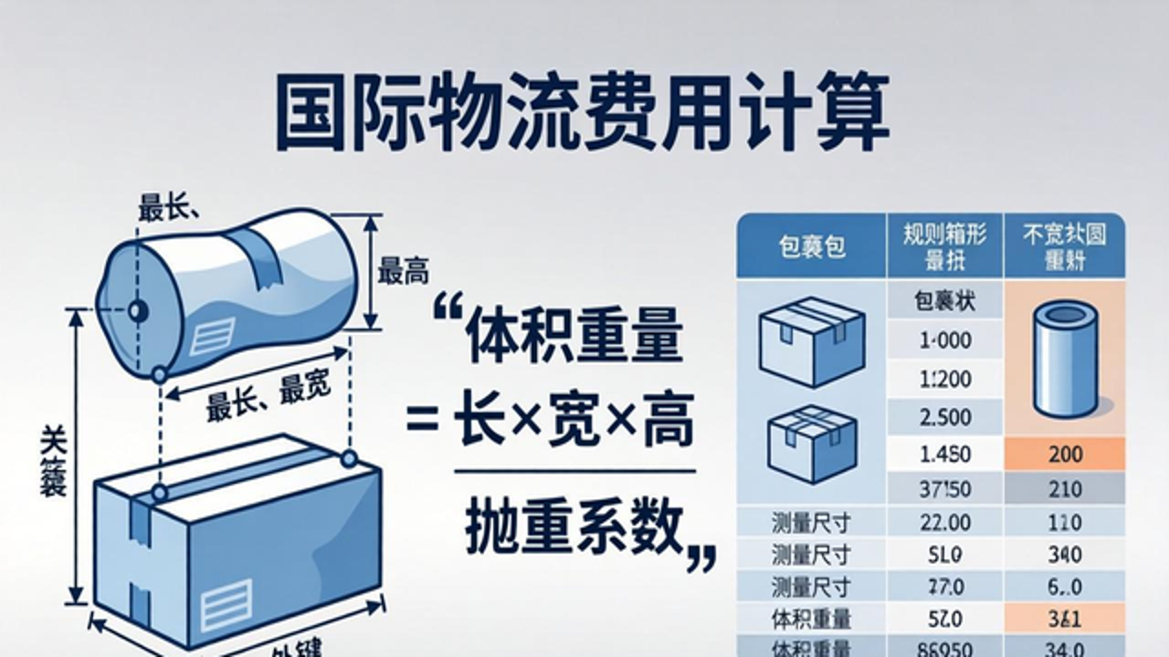 联畅运普货重货计费对比及体积重计算细节