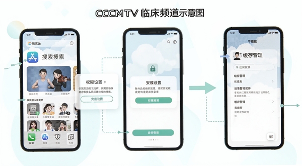 CCMTV�ٴ�Ƶ��ʹ�ý̳�ʾ��ͼ������չʾ�ֻ���Ļ��Ӧ���̵���������װ��ɵĲ���ֽ⣬�Ա���Ȩ�����õ����ͻ���������棬���Ϊ��ƽ����Ϣͼ����ɫ���£������������⡣