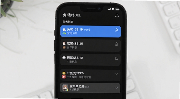 ������SEL֪ͨ�������ܽ��棬�ֻ���Ļ�Ϸ���ʾ������֪ͨ�б�����Ҫ��Ϣ����ɫ������ע�������֪ͨ���۵���һ��С��������Ϊ��ɫģʽ������ɾ����룬���ָ�Ч��Ϣ�����ķ�Χ��