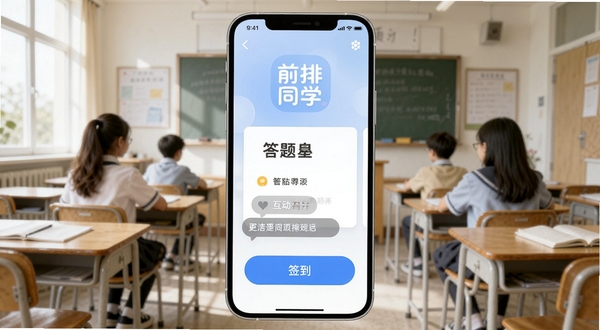 ǰ��ͬѧAPP������չʾ���ֻ���Ļ���У�����Ϊ�������ҳ������������ǩ����ť�����⿨Ƭ�뻥����ĻԪ�أ����������¼�࣬ͻ��ǰ��ͬѧƷ�Ʊ�ʶ������Booguģ������