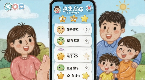 �������� �������񻥶����棬����չʾ�ֻ���Ļ�ϵ������б���������ǣ������п�ͨ�ֻ���ļ�ͥ��Ա��ɫ��������ã����ּ������������