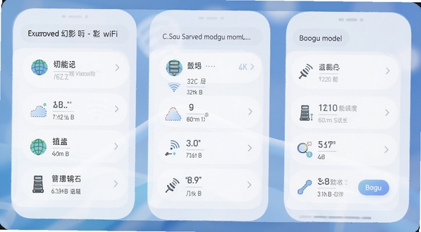 ��Ӱwifi���ѱ�������������棬�ֻ���Ļչʾ�����б����������飬����Ϊ���Բ�ǿ�Ƭʽ��ƣ�ͻ���������ܵı���ԣ�����Booguģ������