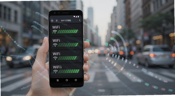 WiFi����Կ���ܱ��ȵ����ܷ��ֹ���չʾͼ����������Ϊһ����׿�ֻ����ֻ���Ļ��ʾ���WiFi�ȵ��������źŸ���������Ϊ���н־��黯Ч����ͻ������ɨ���������ܣ����������ִ�������Booguģ������