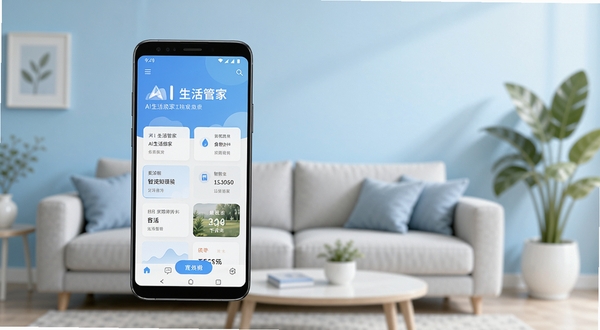 AI����ܼ�Ӧ��������ȫòչʾ����������λ������ƫ��λ�ã�һ����׿�ֻ���Ļ������ʾAI����ܼ���ҳ���֣�����Ϊǳ��ɫ����Ӽһ���������ɳ������ֲ��׺�����������¼�࣬ͻ����������������⡣