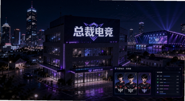�ܲõ羺��Ϸ������ȫ��ͼ�����������ǵ羺���ֲ���¥��ۣ�¥������ܲõ羺�����ʶ������Ϊ��������ҹ����Զ���羺���ݵƹ⣬�������½�չʾս��ѡ�ֿ�Ƭ�뾭Ӫ������壬����ɫ�����������޺���Ϊ������Ⱦ����ҵ�뾺����֯�ĿƼ��з�Χ