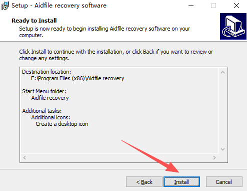 Aidfile Recovery Software 3.7.9.6最新版本运行截图