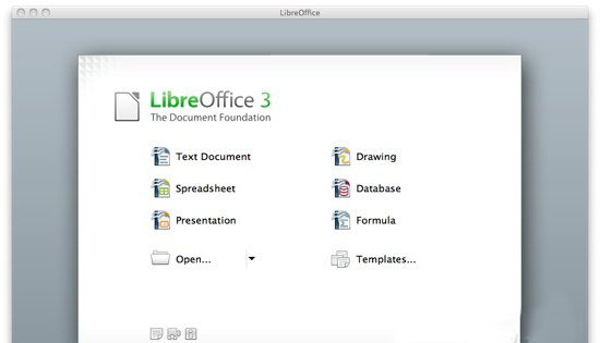 LibreOffice开源办公软件运行截图
