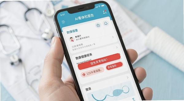 AI����챨�� ��������չʾ ��ɫ�쳣ָ������ �ֻ���д ҽ�ƽ���Ӧ�ó��� ���UI���