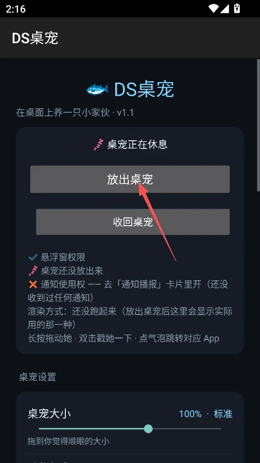 DS桌宠中文版运行截图