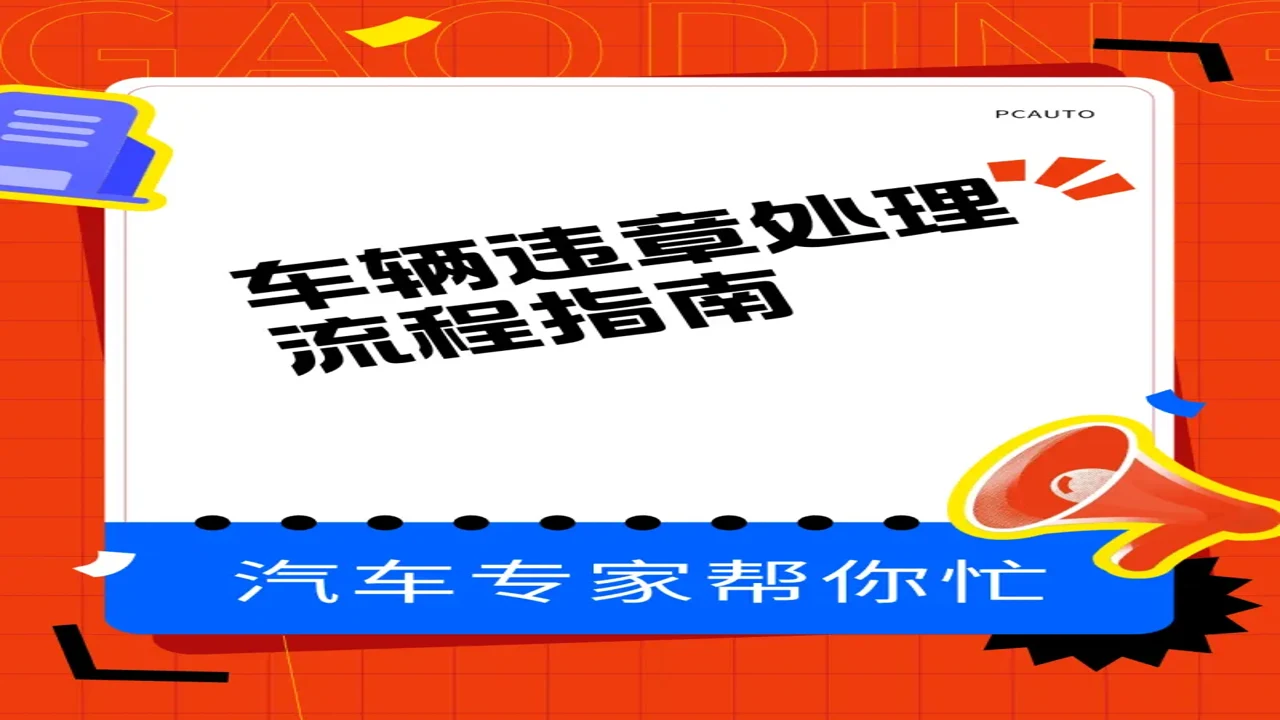 交通违章车辆指南 违章查询与处理流程图解