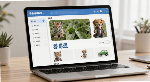 兽易通课程学习界面展示图
