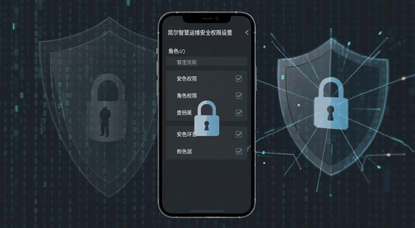 �����ǻ���ά��ȫȨ�����ý��棬�ֻ���Ļչʾ��ɫȨ�޹�ѡ�б��������ͼ�꣬����Ϊ�������־��������ͼ�Σ����ɫ��ͻ����ȫ����