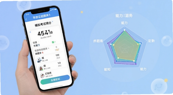 ����֤����� ģ�⿼�Ե÷�ҳ�� �ֻ���Ļ��ʾ�����������״�ͼ ����Ϊ��ͽ�����ɫ ����ͼ�������ɼ� ����Booguģ������