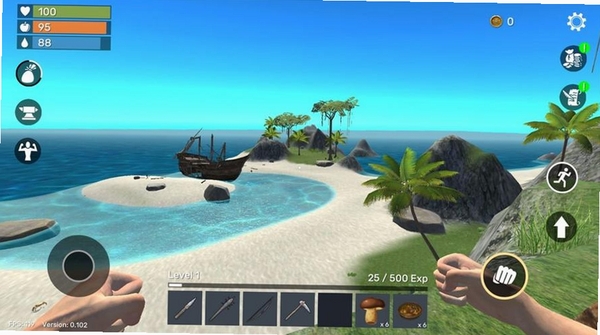 未知岛屿生存(Uncharted Island)运行截图