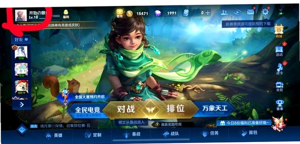 王者荣耀运行截图