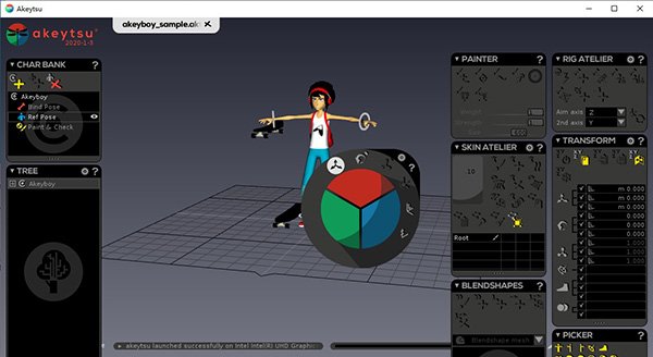 Akeytsu 20.3.12汉化激活版运行截图