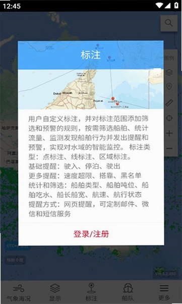 船队在线运行截图