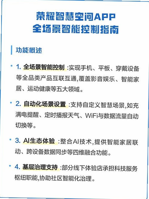 荣耀智慧空间运行截图