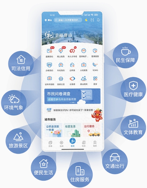 河北公共文化云运行截图