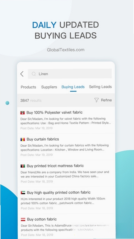 GlobalTextiles.com运行截图