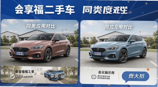 会享福二手车 同类应用对比图