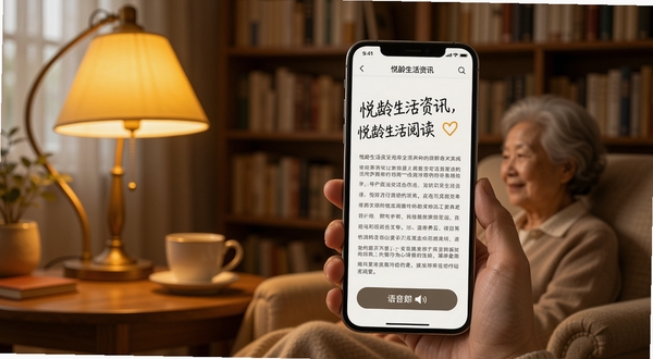 ����������Ѷ�Ķ�ҳ�棬�ֻ���Ļ��ʾ����������������������ʶ���ť������Ϊ�鷿������ů��ɫ�Ķ��ƹ⣬ͻ�������Ķ�����