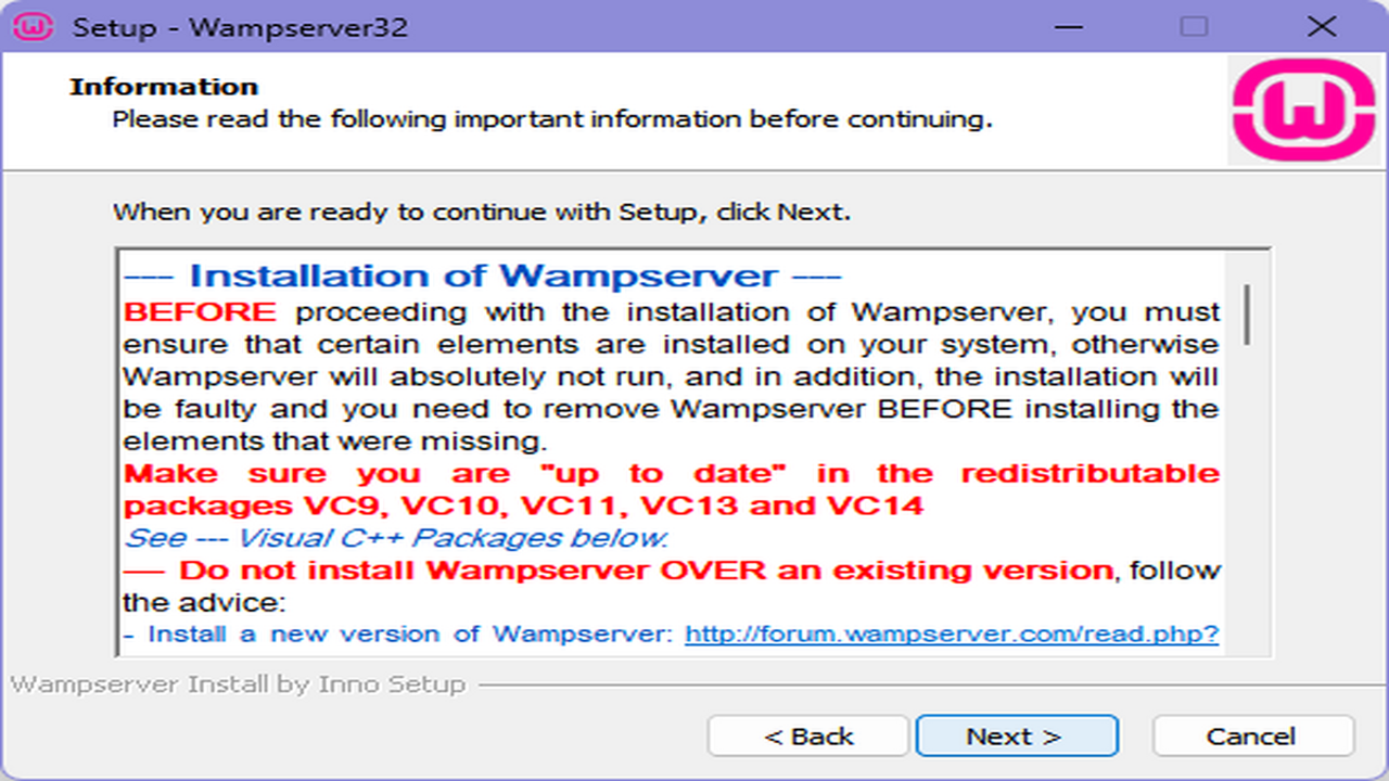 WampServer3.4.2中文最新版安装路径设置注意事项