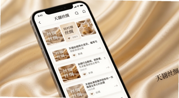 ���˿��Ӧ������Ѷҳ����д����������Ϊ�ֻ���Ļ�Ϲ���չʾ��˿����ҵ���ſ�Ƭ����������Ϊǳ��ɫ˿���ϴ�׹�ʸУ�������ͣ�ͻ����Ѷ���¼�ʱ���Ķ����ʸУ���������Ȼ�������˿�����ֱ�ʶ