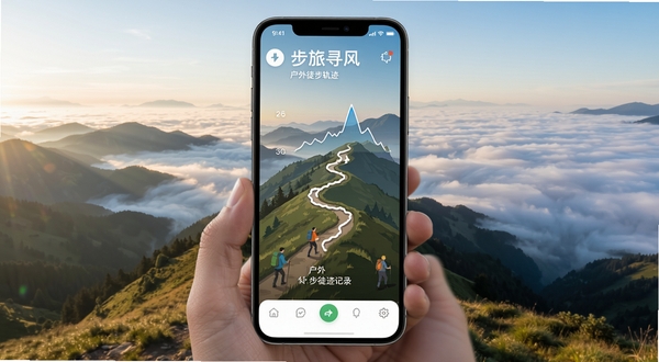 ����Ѱ�� ����ͽ���켣��¼ �ֻ�App����չʾ ����Ļ��ʾ����ɽ·�켣�뺣������ ����Ϊ�峿ɽ�����ƺ� ������Ȼ�� �������� ��ƽ����Ʒ��
