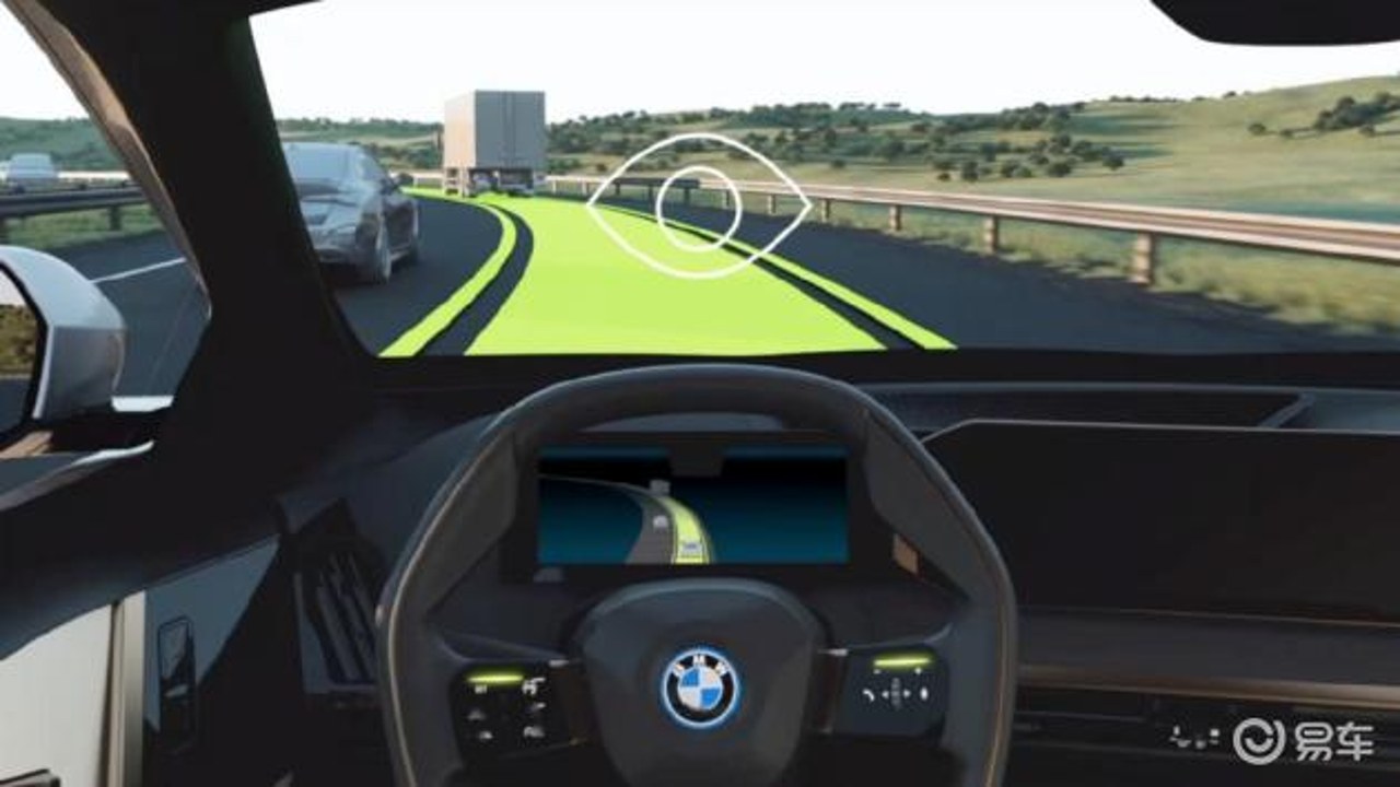 2025款宝马高速智能驾驶辅助系统实际路测画面