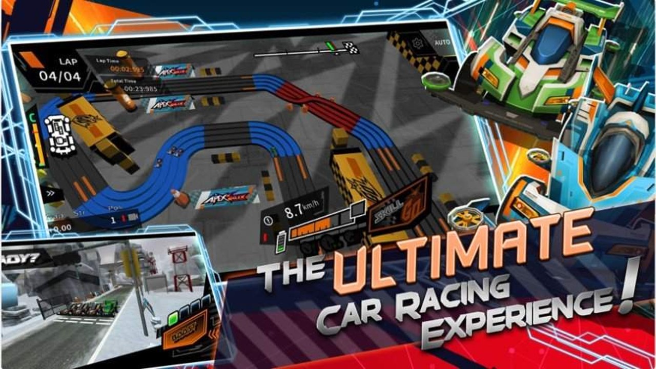 APEX Racer无限金币汉化版 游戏主界面及车辆展示