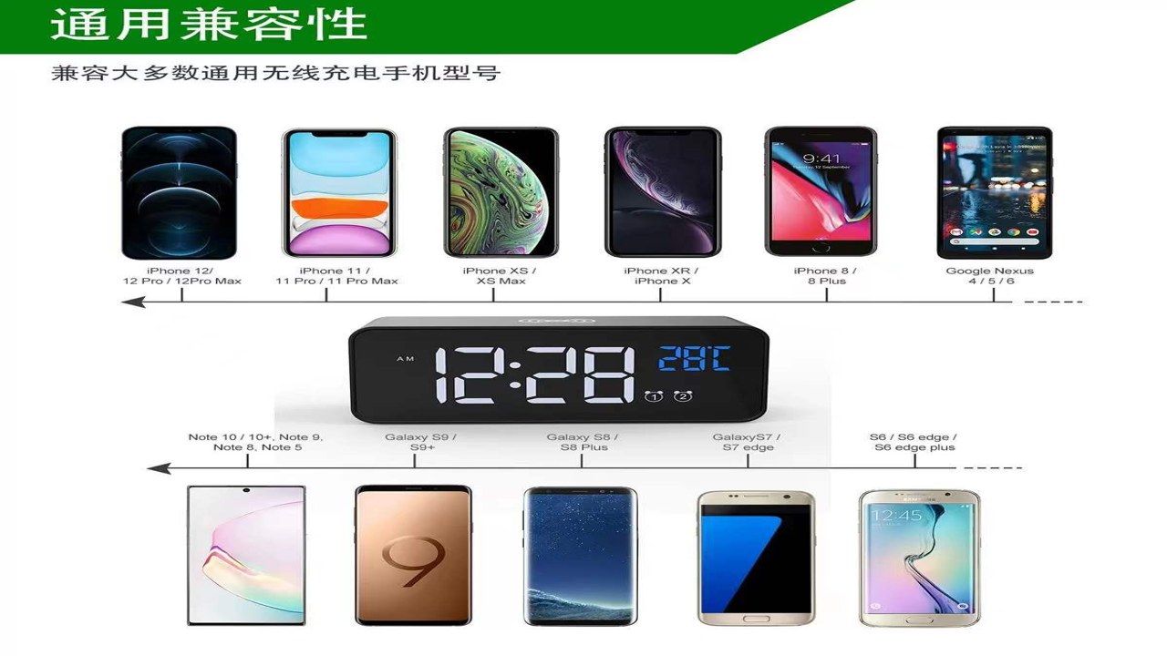 极简闹钟 手机推荐 高颜值静音唤醒神器 整体外观展示