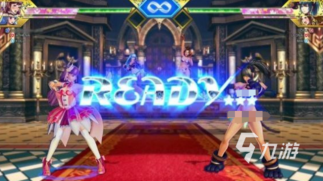 拳皇精装版全女格斗 连招演示与操作界面